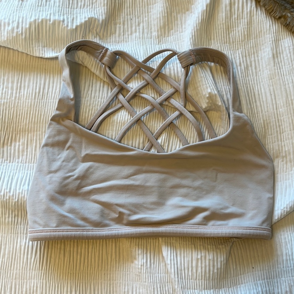 light pink lululemon bra (no pads included)